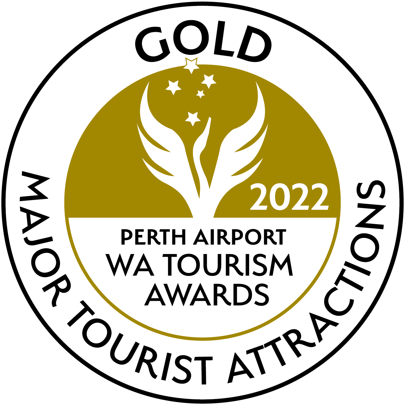 WA Tourism Awards - Major Tourist Attractions - 2022 GOLD Winner